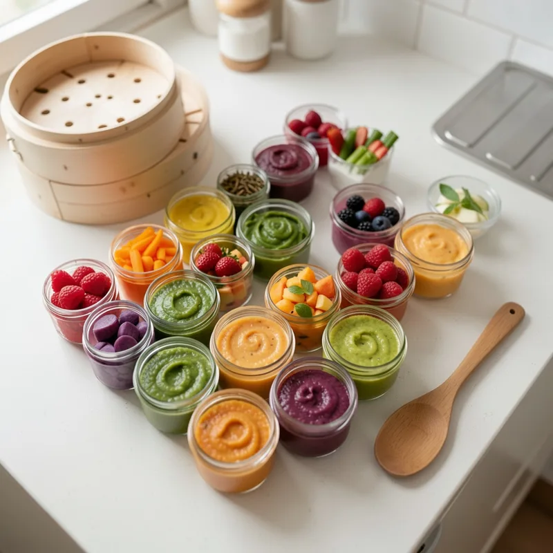 Batch cooking bébé : organiser une semaine de repas maison